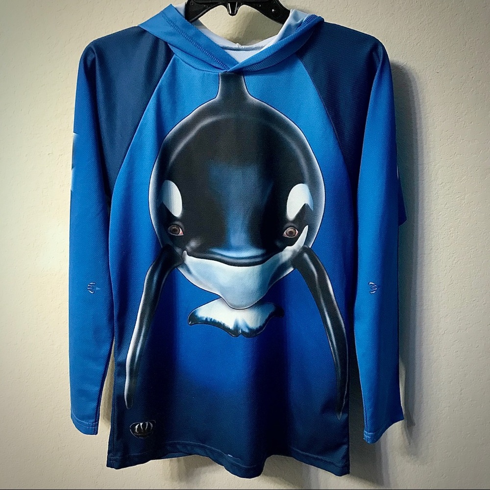 Graphic Hooded Shirt